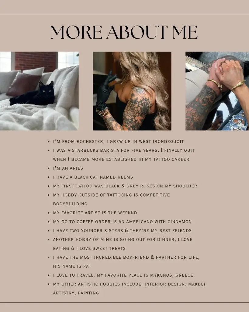 Hannah Rose Tattoo Artist